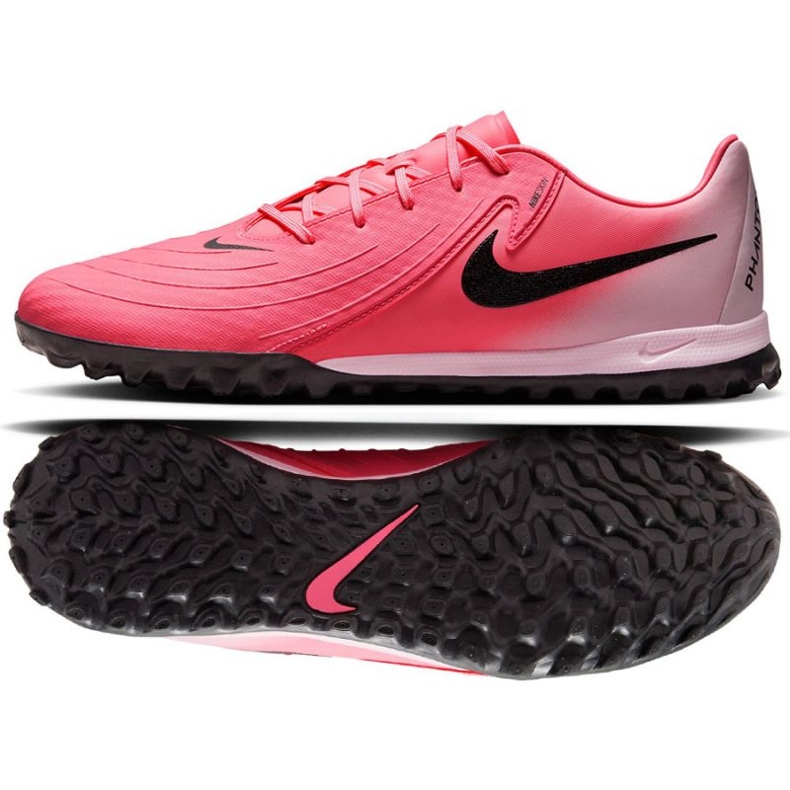 Nike Phantom GX II Academy FJ2577-600 Sapatos de futebol vermelho