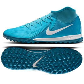 Nike Phantom Luna II Academia TF FJ2566-400 Sapatos de futebol azul