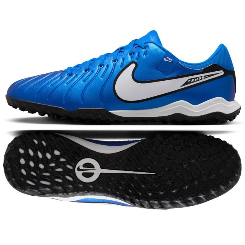 Nike Tiempo Legend 10 Academy TF DV4342-400 Sapatos de futebol azul
