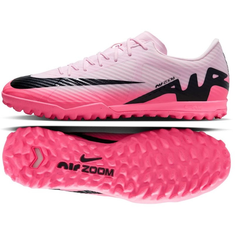 Nike Zoom Vapor Mercurial 15 Academia TF DJ5635-601 Sapatos de futebol rosa Nike Zoom Vapor Mercurial 15 Academia TF DJ5635-601 Sapatos de futebol rosa