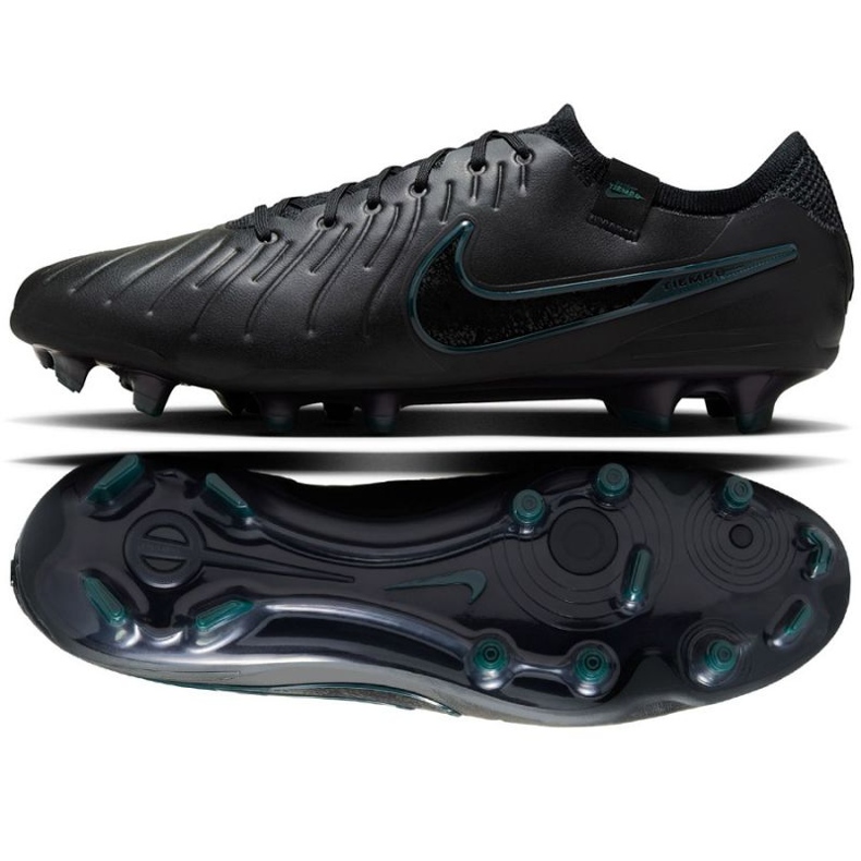 Nike Tiempo Legend 10 Elite FG DV4328-002 Sapatos de futebol preto