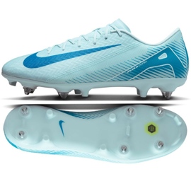 Nike Mercurial Vapor 16 Academia SG-Pro AC FQ8425-400 Sapatos de futebol azul
