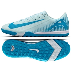 Nike Zoom Vapor Mercurial 16 Academia TF TF FQ8449-400 Sapatos de futebol azul