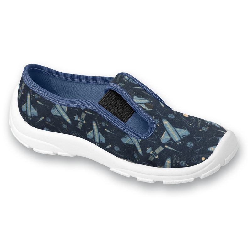 Slippers de meninos Befado 975x199 Aplicação de aeronaves azul