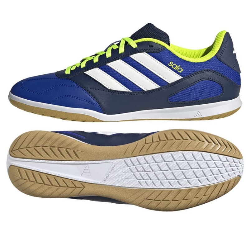 Adidas Super Sala III em sapatos de futebol JR5398 azul