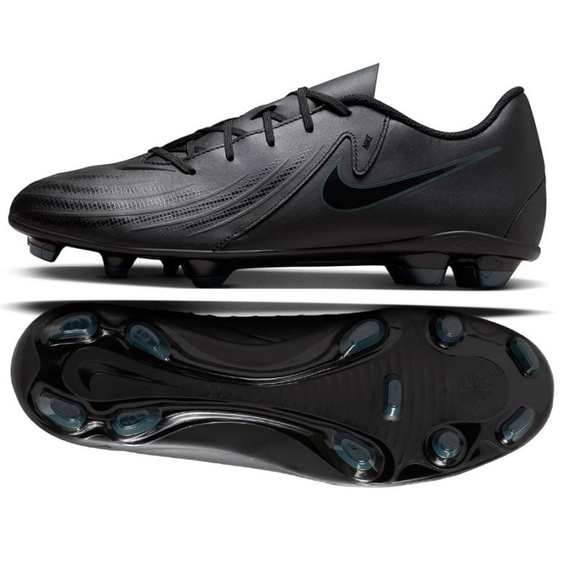 Nike Phantom GX II Club FG/MG M FJ25557-002 Sapatos de futebol preto