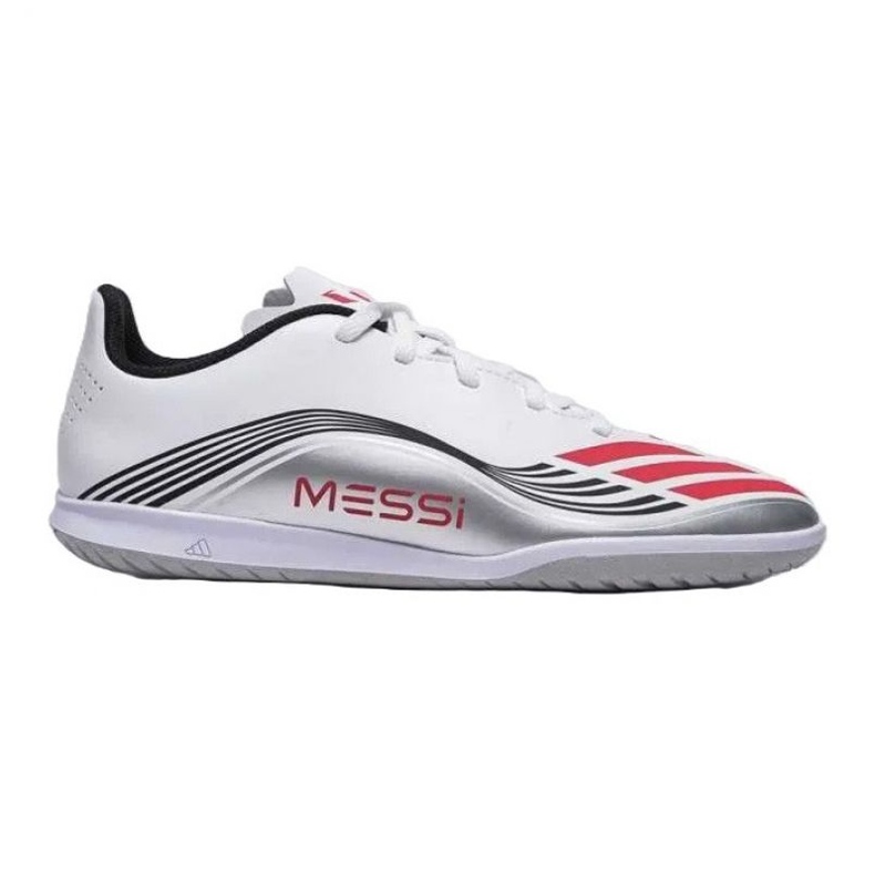Adidas F50 Messi Club em sapatos de futebol JP7452 branco