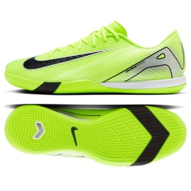 Nike Zoom Vapor Mercurial 16 Academia IC FQ8434-700 Sapatos de futebol amarelo