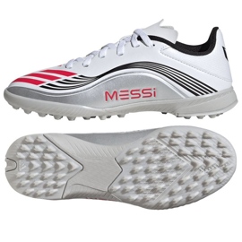 Adidas F50 Messi League JP7456 Sapatos de futebol branco