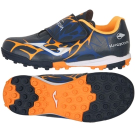 Joma Super Copa 2503 TF SCJW2503TFV Sapatos de futebol azul