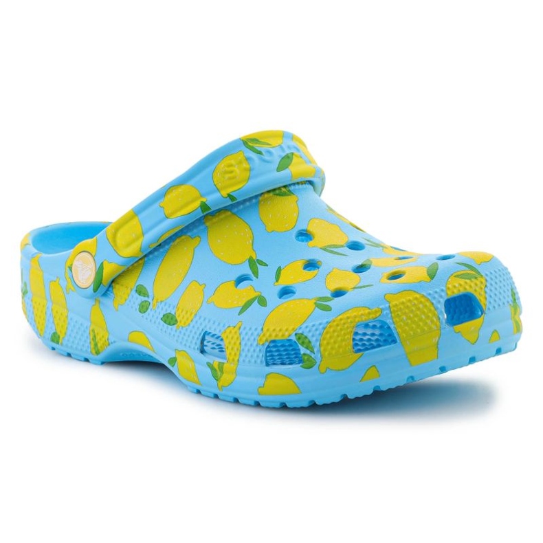 Frutas frescas clássicas do CROCS EXPRESSO 211008-4WD FLIPS-FLOPS azul