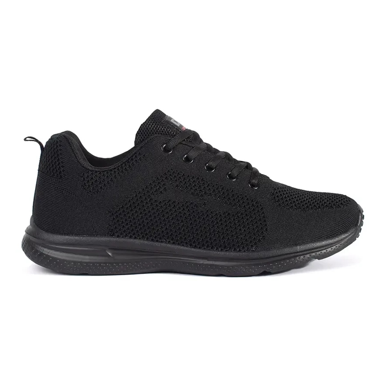 Sapatos de esportes têxteis masculinos DK preto