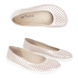 Olivier As bombas minimalistas das mulheres descalços -em 1771 polpol de cetim rosa perfuração