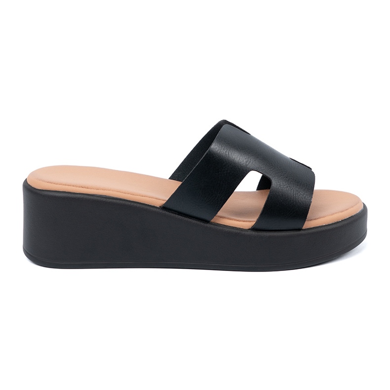 Seastar Chinelos de plataforma preta feminina preto