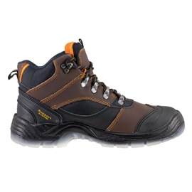 Sapatos de trabalho urgentes com uma tpu 120/s1 castanho Sapatos de trabalho urgentes com uma tpu 120/s1 castanho