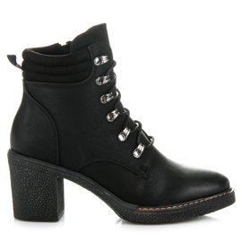 Seastar Botas de salto alto preto