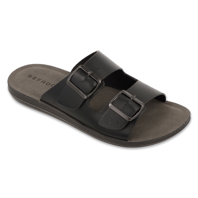 Flip de couro masculino Befado 158m025 preto