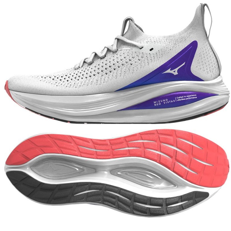 Mizuno Neo Vista 2 J1GC253401 tênis de corrida branco