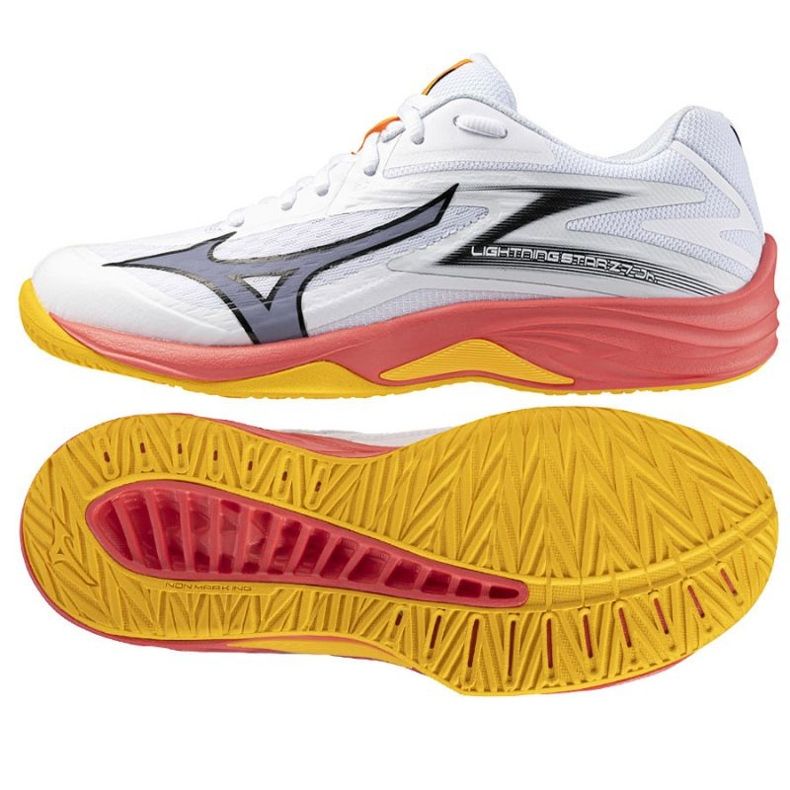 MIZUNO Lightning Star Z7 V1GD230398 Sapatos de vôlei branco