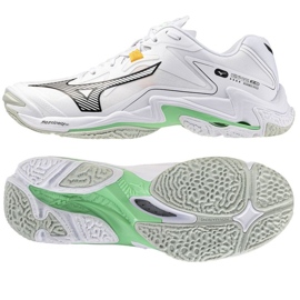 Mizuno Wave Lightning Z8 V1GA240016 Sapatos de vôlei branco