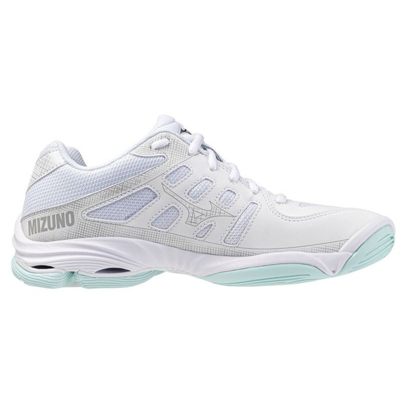 Tensão de onda Mizuno 2 V1GC246045 Sapatos de vôlei branco