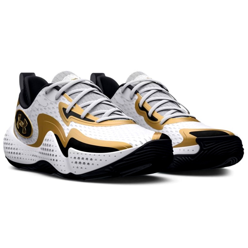 Sapatos de basquete Under Armour Spawn 5 3026285 101 branco Sapatos de basquete Under Armour Spawn 5 3026285 101 branco