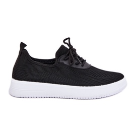 Material Sapatos esportivos deslizados na plataforma Black feminino preto