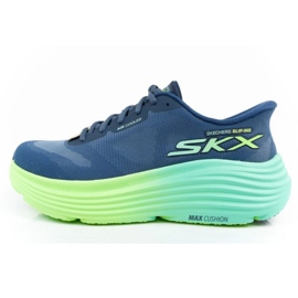 Tênis de corrida skechers max amortecimento -ins 129473/nvlm azul