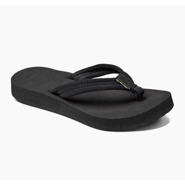 Reef Flip-flops de brisa de almofada de recife em RF001454-BK2 preto