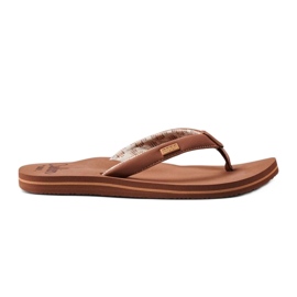 Reef Flip -flops recife almofada areia cj4318 marrom
