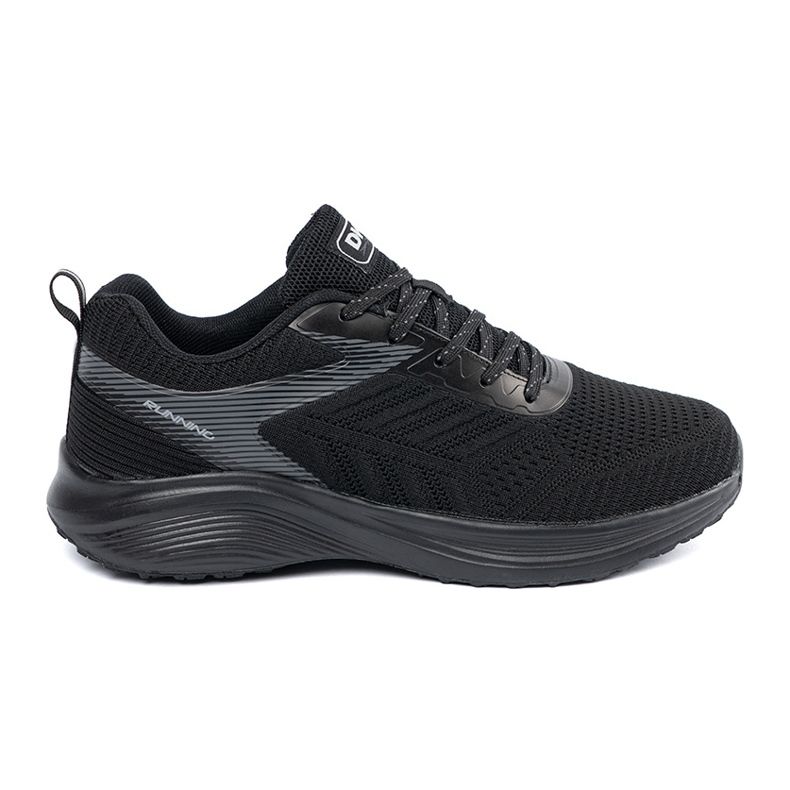 DK Black Lightweight Men's Sports Shoes preto