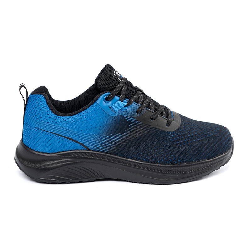 DK Sapatos esportivos masculinos azuis pretos e azuis azul