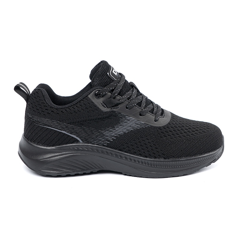DK Black Lightweight Men's Sports Shoes preto