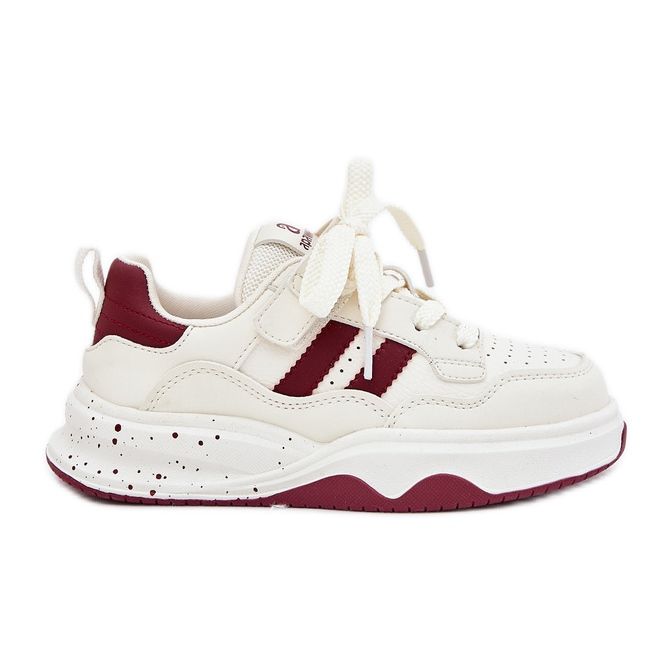 Boto Tênis infantis na plataforma bege e bege Grellio