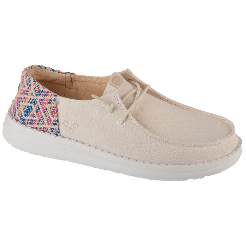 Hey Dude Hey cara Wendy Funk Surf Baja Shoes em 43156-1MV branco