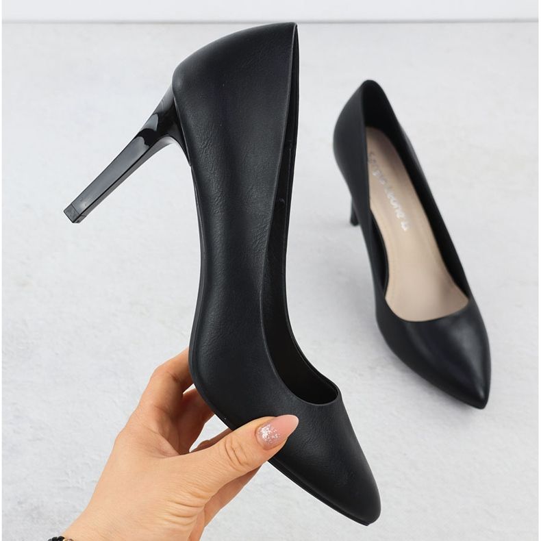 Bombas Black High Heels Sergio Leone 1339 preto