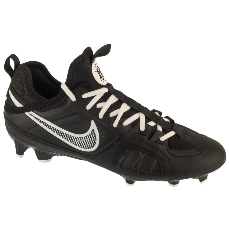Nike Huarache 9 Varsity LAX FG M FD0090-002 Sapatos de futebol preto
