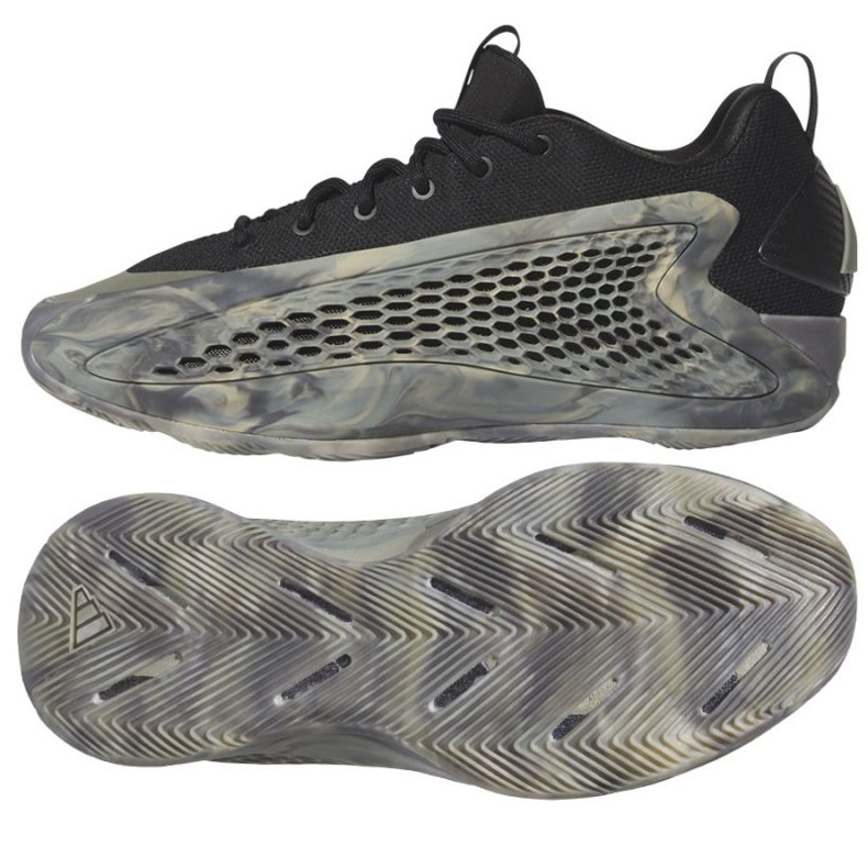 Adidas Anthony Edwards Basketball Shoes 1 M Ji4066 preto