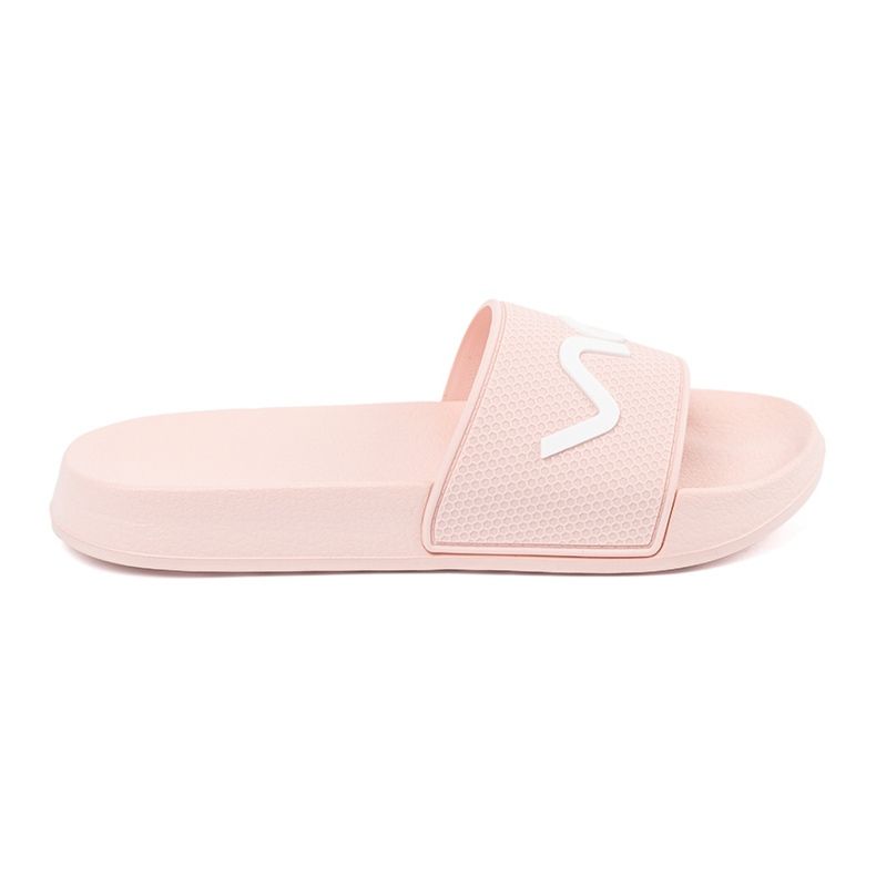 Shelvt Flip -flops rosa com a inscrição