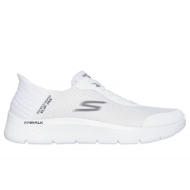 Skechers Go Walk Flex Hands Up M 216324BRN Sapatos branco