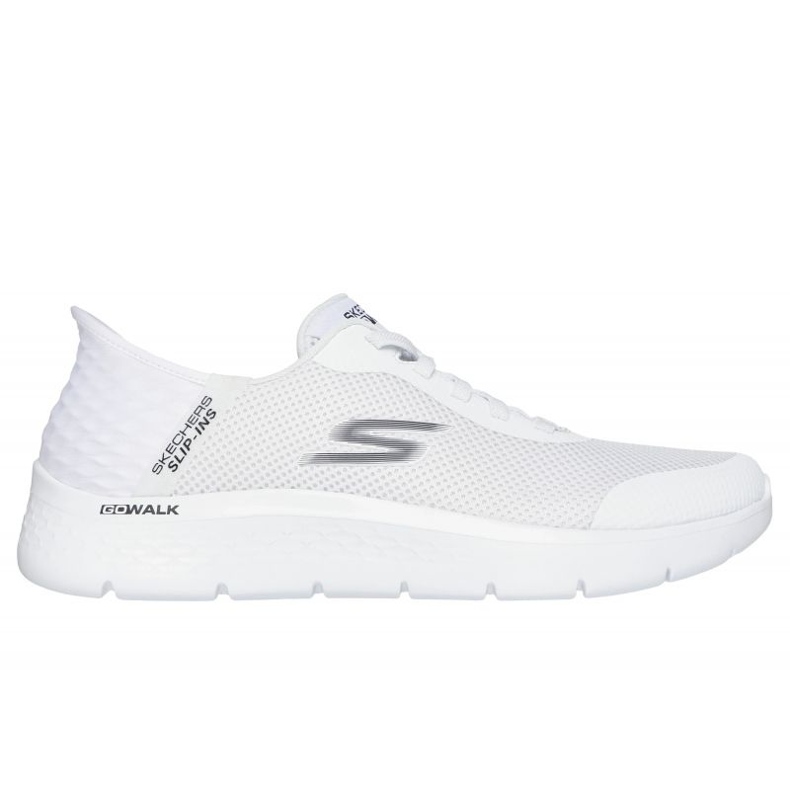 Skechers Go Walk Flex Hands Up M 216324BRN Sapatos branco