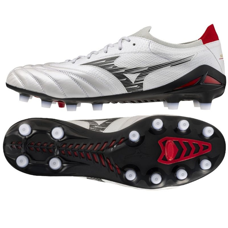 Mizuno Morelia Neo IV beta elite FG M P1GA254209 Sapatos de futebol branco