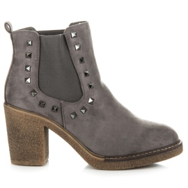 Seastar Botas com tachas cinza Seastar Botas com tachas cinza