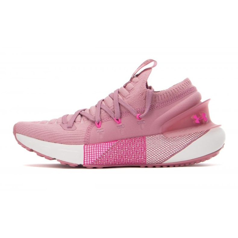 Sapatos esportivos femininos Under Armour Hovr Phantom 3 3025517-604 rosa