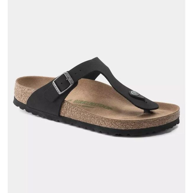 Flip -flops masculinos Birkenstock Gizeh BS 1020380 preto