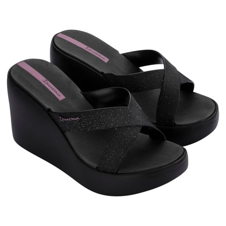 Flipers de alta moda ipanema em 83646-bd675 preto