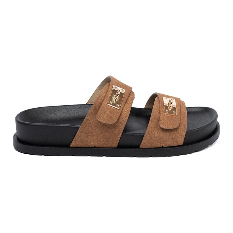 Shelvt Jansnobrowe Flip Flip Flip com inserções douradas