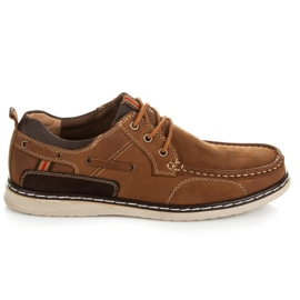 New Age Mocassins de renda marrom