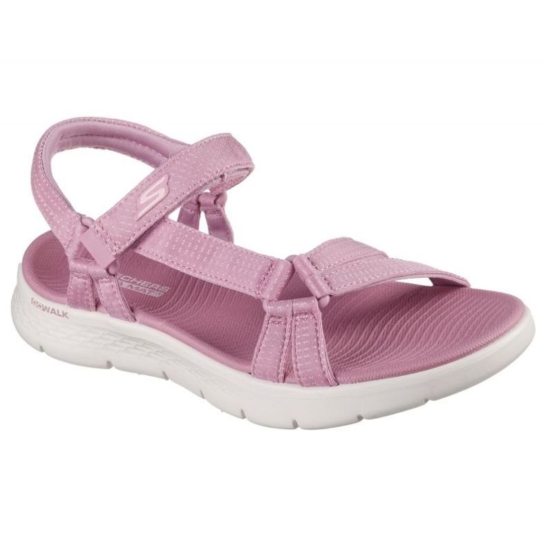 Sandálias Skechers Go Walk Flex Sandal-Sur rosa