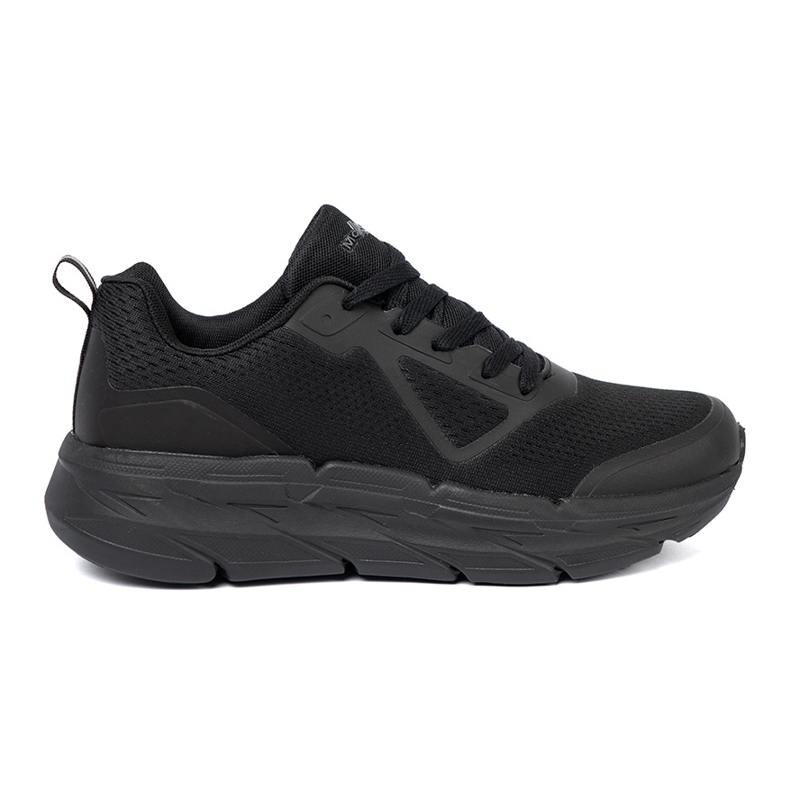 Shelvt Black Sports Men Shoes com McArthur Mesh preto